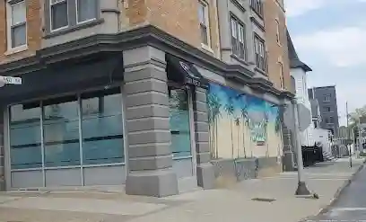 A storefront building